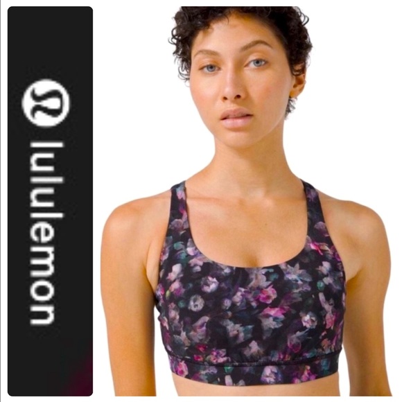 LULULEMON/Energy Floral Sports Bra-S/M - Picture 1 of 12